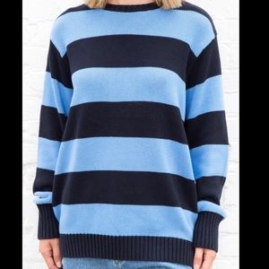 Brandy Briana Blue Sweater